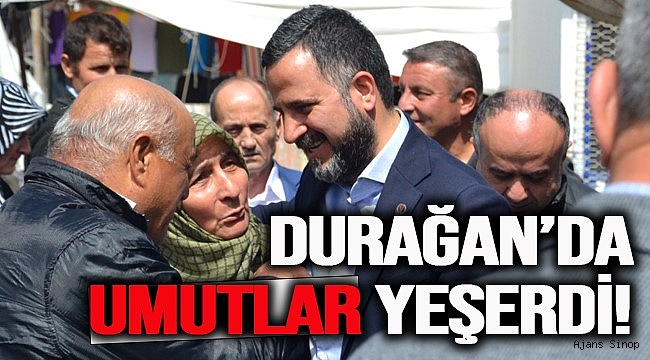 DURAĞAN, DİNÇKURT'U BAĞRINA BASTI!