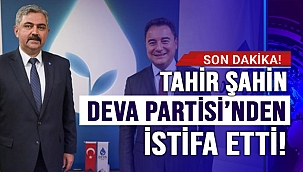 ŞAHİN DEVA'DAN İSTİFA ETTİ!
