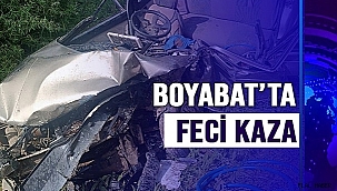 BOYABAT'TA FECİ KAZA !