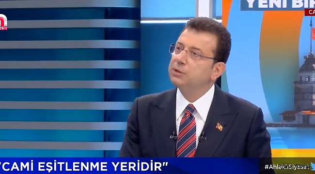 İBB BELEDİYE BAŞKANI İMAMOĞLU; 35 DAKİKA NAMAZA DURMAK İÇİN BEKLEDİK"