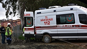 Sinop'ta inşaattan düşen işçi yaralandı