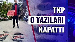 TKP SİNOP'TA 'SON 20 YIL İLK 80 YILDAN BÜYÜKTÜR' YAZILARINI 'YAŞASIN CUMHURİYET' YAZISIYLA KAPATTI