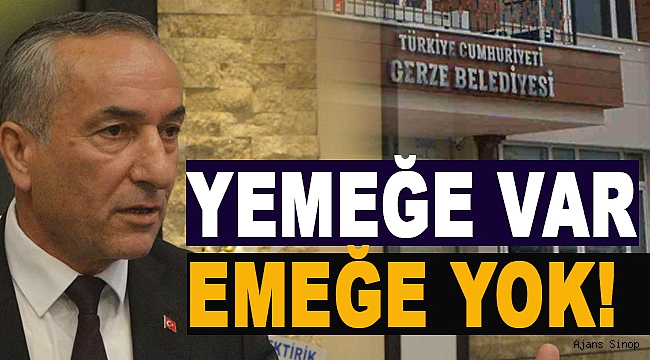 AK PARTİLİ BAŞKAN YEMEKLERE BULDUĞU PARAYI İŞÇİ MAAŞINA BULAMADI!