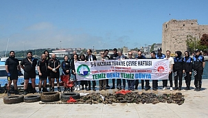 Sinop'ta Çevre Haftası'nda sualtı temizliği