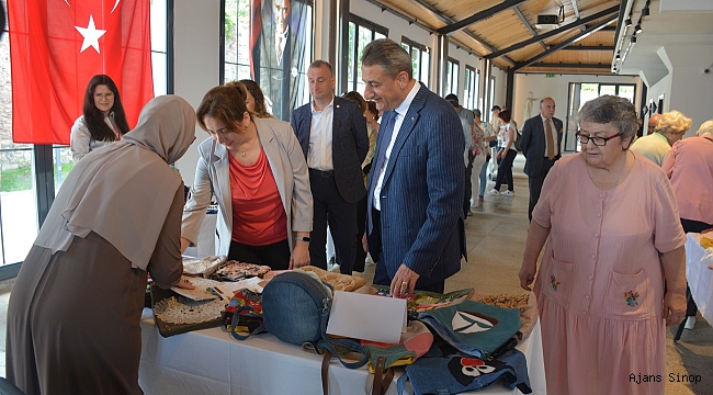 Sinop'ta el sanatları sergisi
