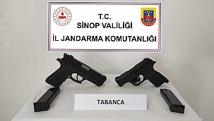 Sinop'ta silah kaçakçılığı operasyonu