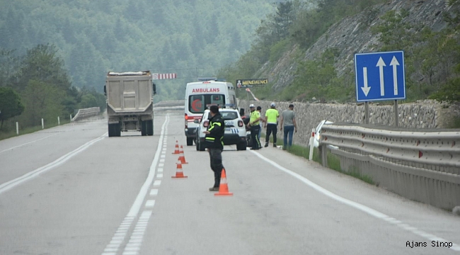 Sinop'ta trafik kazası: 2'si çocuk 4 yaralı