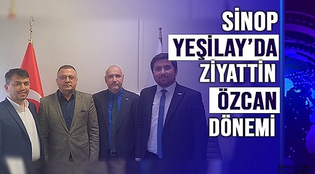 SİNOP YEŞİLAY'DA BAYRAK DEĞİŞİMİ