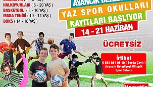 ÜCRETSİZ YAZ SPOR OKULU BAŞLIYOR