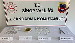 Sinop'ta jandarmadan şok uygulama: 5 gözaltı
