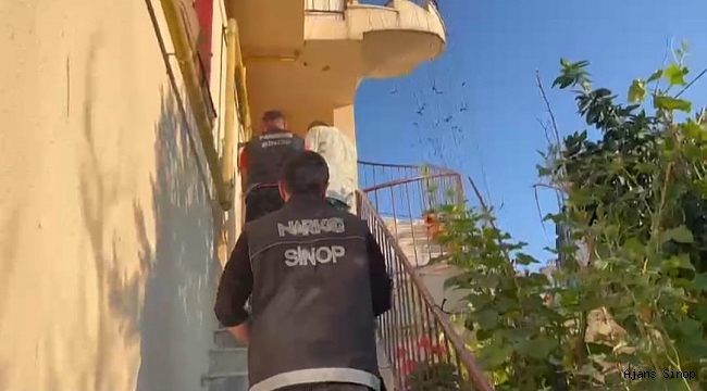 Sinop'ta uyuşturucu operasyonu: 2 tutuklama