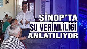 SİNOP'TA SU VERİMLİLİĞİ ANLATILIYOR