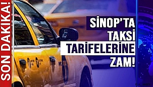 TAKSİ TARİFELERİNE ZAM!