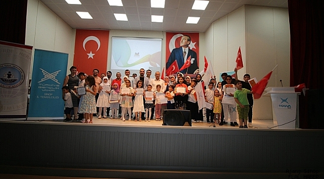 TÜGVA, 500 YAZ OKULU ÖĞRENCİSİYLE SİNOP'TA KAPANIŞ TÖRENİ YAPTI