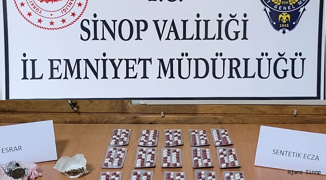 Sinop'ta şok uygulama: 3 gözaltı