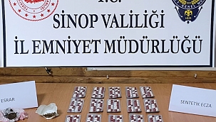 Sinop'ta şok uygulama: 3 gözaltı