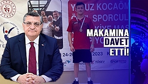 VALİ ÖZARSLAN'DAN MASA TENİSİNİN EFE'SİNE DAVET!