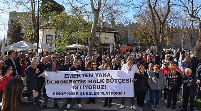 UZUN; "EMEKTEN YANA DEMOKRATİK HALK BÜTÇESİ İSTİYORUZ!"