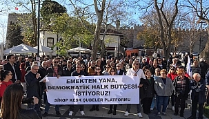 UZUN; "EMEKTEN YANA DEMOKRATİK HALK BÜTÇESİ İSTİYORUZ!"