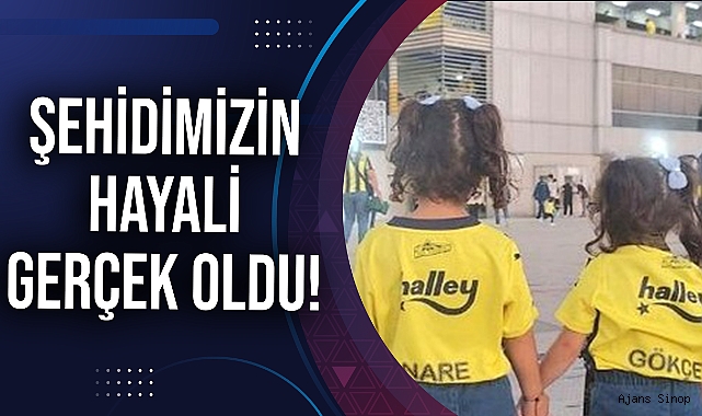 FENERBAHÇELİ TARAFTARLARDAN ŞEHİT KIZLARINA ANLAMLI JEST!