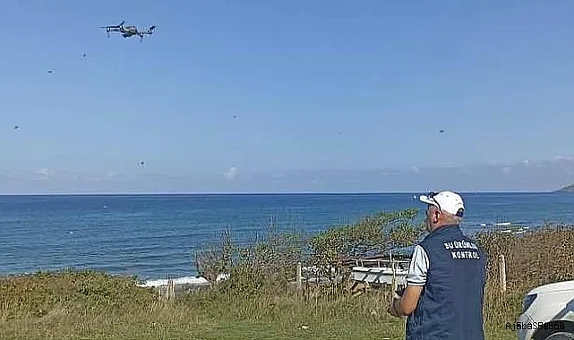 SİNOP'TA DRONE DESTEKLİ SU ÜRÜNLERİ DENETİMİ!