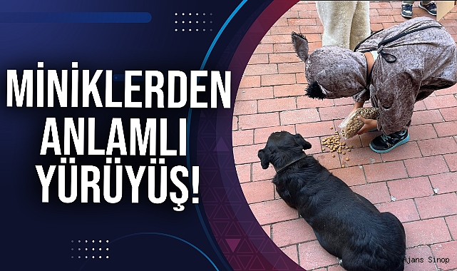 MİNİK YÜREKLERDEN ANLAMLI ETKİNLİK!