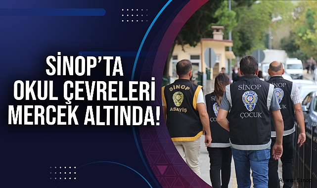 Okul çevrelerinde sıkı denetim