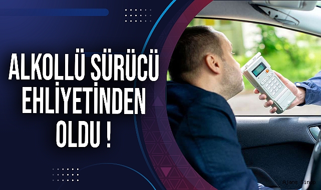 Yabancı uyruklu sürücü alkollü yakalandı