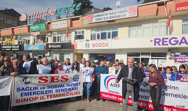 SAĞLIK EMEK MESLEK ÖRGÜTLERİ'NDEN BASIN AÇIKLAMASI!