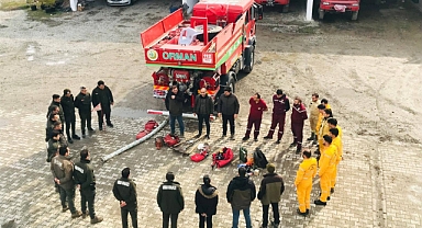 Orman muhafızları yangınla mücadele için hazır
