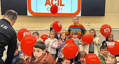 Miniklerden 112 Acil Çağrı Merkezi'ne Anlamlı Ziyaret!