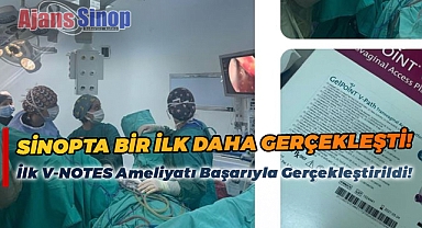 İlk V-NOTES Ameliyatı Başarıyla Gerçekleştirildi!