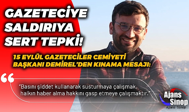 ELAZIĞ'DA GAZETECİYE YAPILAN SALDIRI KINANDI!