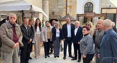 İYİ PARTİ SİNOP'TAN TARİHİ MEDRESE ESNAFINA DESTEK