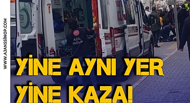 SİNOP'TA YAYA GEÇİDİNDE ÖĞRENCİYE OTOMOBİL ÇARPTI!