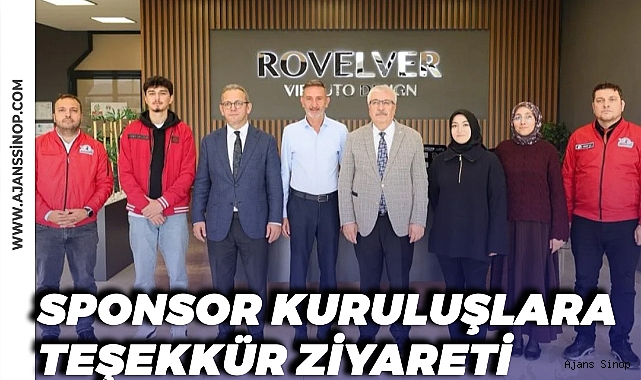 SPONSOR KURULUŞLARA TEŞEKKÜR ZİYARETİ