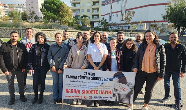 Genel Sağlık-İş Sinop Temsilciliği'nden Kadına Yönelik Şiddetle Mücadeleye dair açıklama