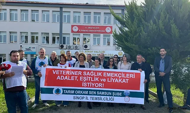 Sinop’ta veteriner hekimlerden hak ve güvenlik talebi