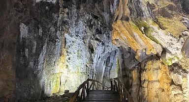 İnaltı Mağarası’nda ziyaretlere kış molası