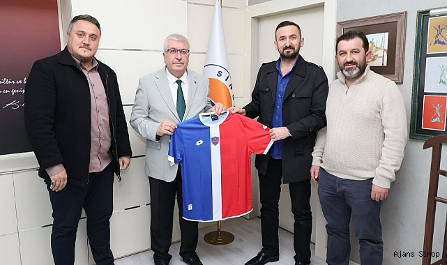Sinop İnceburun Spor Kulübü'nden Rektör TAŞDEMİR'e ziyaret