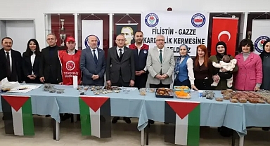 Sinop'ta Filistin'e destek kermesi açıldı