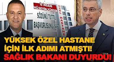 YÜKSEK ÖZEL HASTANE İÇİN