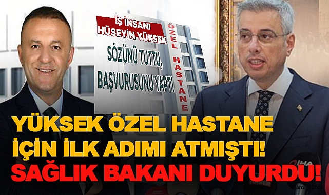 YÜKSEK ÖZEL HASTANE İÇİN
