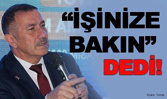 İL BAŞKANI ÜÇÜNCÜOĞLU'NDAN DİYOJEN'Lİ GÖNDERME!