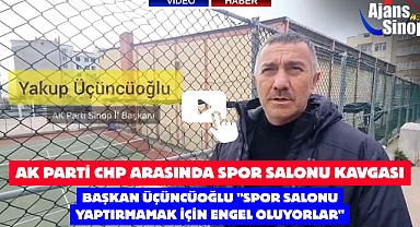 AK PARTİ CHP ARASINDA SPOR SALONU KAVGASI