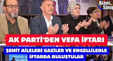 AK PARTİ'DEN VEFA İFTARI
