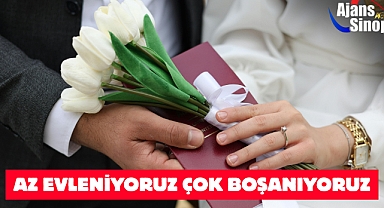 AZ EVLENİYORUZ ÇOK BOŞANIYORUZ