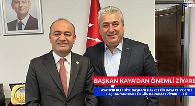 BAŞKAN KAYA'DAN ÖNEMLİ ZİYARET