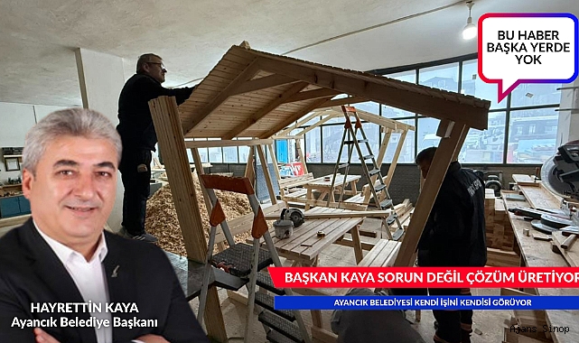 BAŞKAN KAYA SORUN DEĞİL ÇÖZÜM ÜRETİYOR