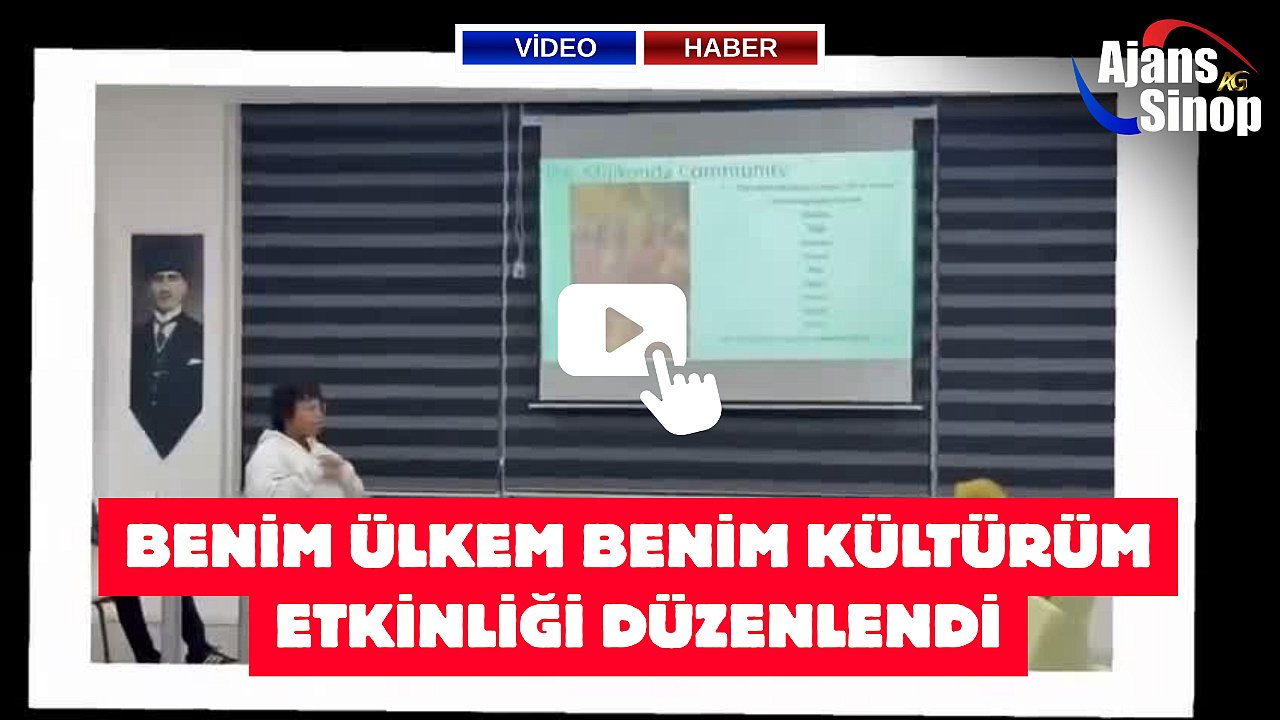 BENİM ÜLKEM BENİM KÜLTÜRÜM ETKİNLİĞİ DÜZENLENDİ